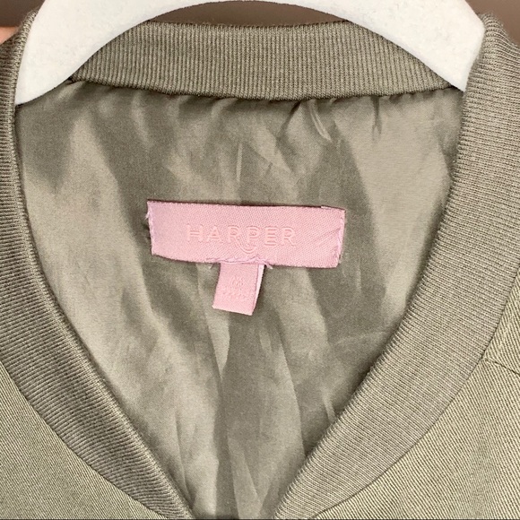 Francesca’s Solid Bomber Jacket - Picture 5 of 6